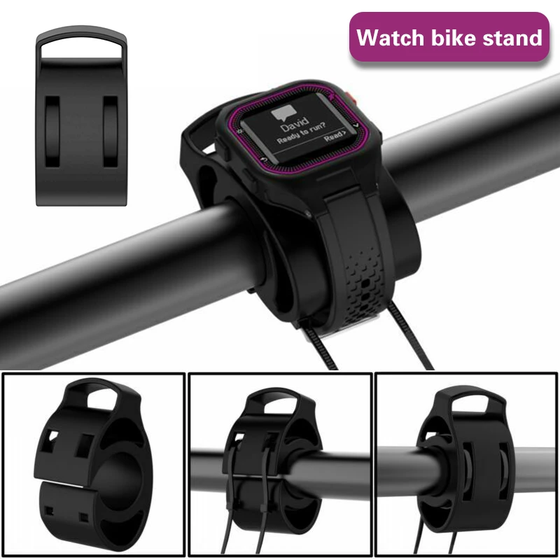 New Arrival 1pc Outdoor Bike Handlebar Watch Mount Holder with 2 Cable ties  For Garmin Forerunner/Tomtom/Suunto|Bicycle Computer| - AliExpress