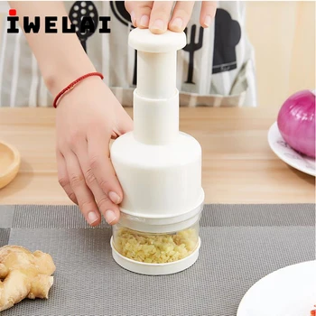 

IWELAI Multifunctional Ginger Garlic Grinder Dicing Machine Kitchen Tools Manual Baking Gadgets Garlic Masher Kitchen Supplies