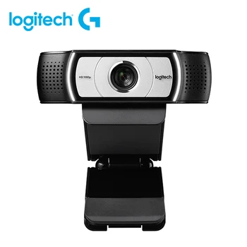 

Logitech Webcam C930e / C930c HD Smart 1080P Webcam for Computer Zeiss Lens USB Video Online Class HD Beauty Webcam