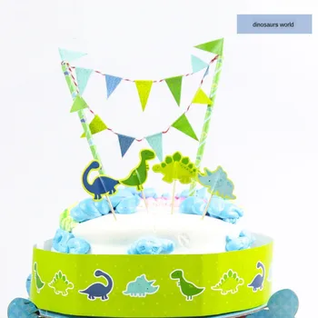 

1pcs Children's Birthday Cake Decorative Flag Decoration a Variety of Creative Theme Party Decoration Decorative Flag Supplies