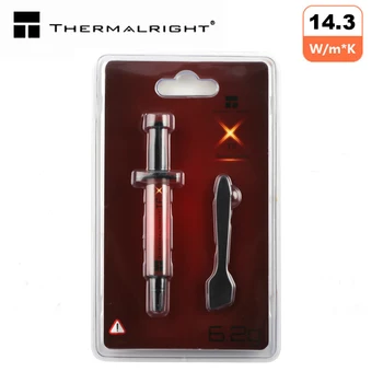 

Thermalright TFX 2G 6.2g 12.8G CPU GPU Heat Sink Cooling Cooler Radiator FAN Thermal Grease composite grease silica 14.3W/m.k