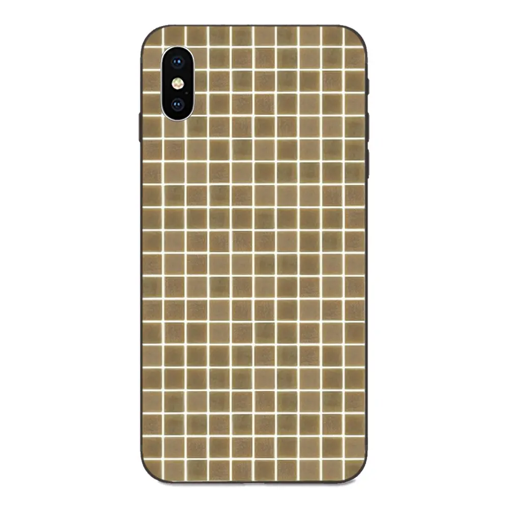 Картина чехол для телефона в черно белую клетку Galaxy C5 C7 J1 J2 J3 J330 J5 J6 J7 J730 M20 M30 Ace Core Max