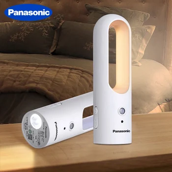 

Panasonic Mini LED Flashlight Sensor Camping Light USB Rechargeable Magnetic Adsorption Night Light