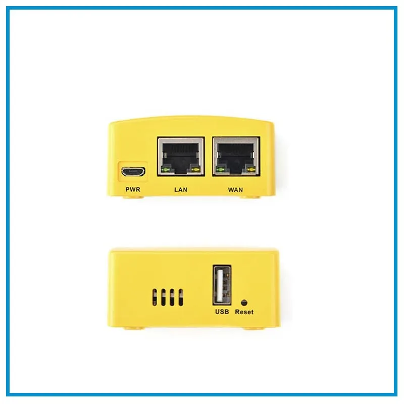 FriendlyELEC NanoPi R1S Малый путь, все-в-одном H3/H5 двойной гигабитный Ethernet порт 512 М памяти OpenWRT, легко носить с собой