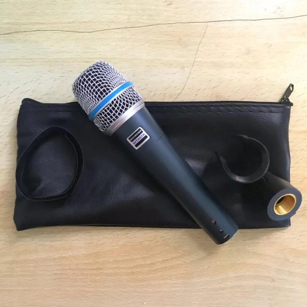 Quality BETA57 Professional BETA57A Supercardioid Karaoke Handheld Dynamic Wired Microphone Beta 57A 57 A Mic Mike