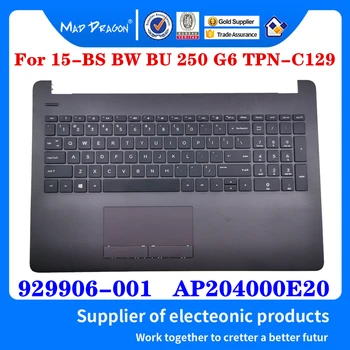 

NEW C shell keyboard With Keyboard Touchpad Upper Case Palmrest Cover For HP 15-BS BW BU 250 G6 TPN-C129 929906-001 AP204000E20
