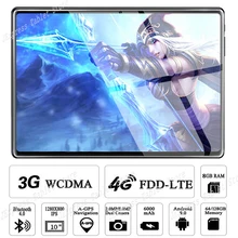 Распродажа 8G+ 128G DHL бесплатно 10 дюймов Android 9,0 Восьмиядерный 2.5D закаленное стекло 4G LTE Wifi 1280*800 ips две sim-карты gps ips планшеты