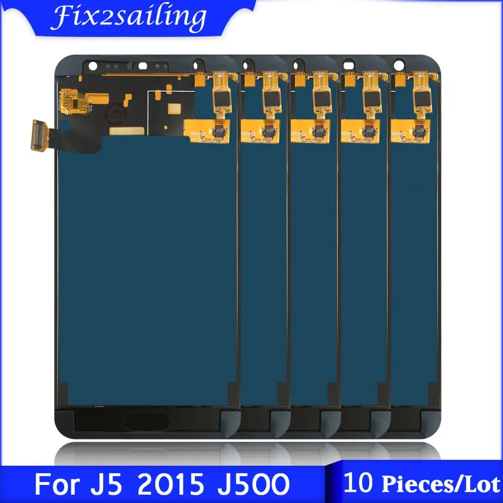 10 шт./лот 100% тестирование для Samsung Galaxy J5 2015 J500 SM-J500FN J500M J500F ЖК-дисплей + сенсорный