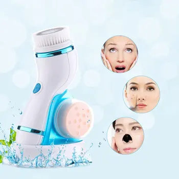

Electric Face Wash Cleansing Brush Blackhead Pore Cleaner Beauty Instrument Four-in-one Facial Cleansing Instrument