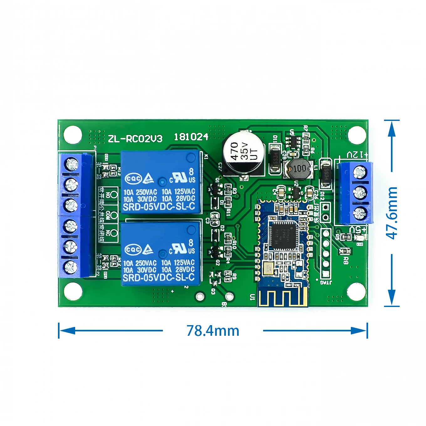 2-канальный релейный модуль Bluetooth 4 0 BLE для телефонов Apple Android IOT | Электронные