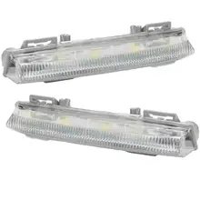 1pcs Car Front LED DRL Daytime Running Light Fog Lamp For Mercedes-Benz W204 W212 C250 C280 C350 E350