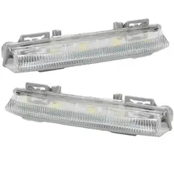Feu antibrouillard avant LED DRL pour mercedes benz W204 W212 C250 C280 C350 E350, 1 pièce 