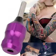 Регулируемая Татуировка ручка сплава татуировки ручка Крышка противоскользящие татуировки боди-арт инструменты аксессуары поставки 28 мм иглы татуировки