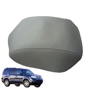 

Car Interior Console Lid Armrest Cover Skin Leather For Honda Pilot 2009-2015 Car Styling Accessories