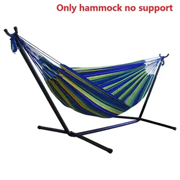

Portable Canvas Hammock Stand Multi-functional Practical Camping Sleep Swing Hanging Bed Garden Furniture without bracket