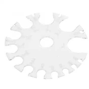 

For Tattooing Round Wire Thickness Measurer Body Jewelry Piercings Gauge Measurement Tool Tattoo Supplie