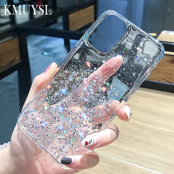 

For Samsung Galaxy A51 A71 A81 A91 A80 A70 A60 A50 A40 A30 A20 A10 Glitter Star Cover For S20 Ultra S10 Plus s10e Note 9 10 Lite