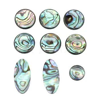 

Yibuy 9pcs Abalone Shell Saxophone Key Buttons Replacement 2.5mm Thickness