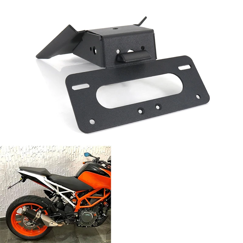 Fender Eliminator Bracket License Plate Tail Tidy for KTM DUKE 390 2017~2018 Fender Eliminator Bracket License Plate Tail Tidy for KTM DUKE 390 2017~2018
