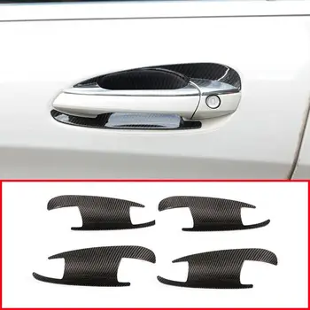 

Car Door Handle Trim Door Bowl Carbon pattern Decoration For GLK/GL/ML/C Class W204 X204 Car Styling Accessories
