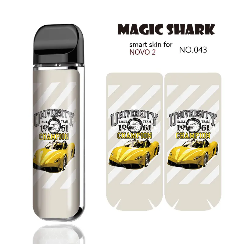 Magic Shark 2.5D Bumpy ПВХ США флаг автомобиль череп мотоцикл наклейка чехол пленка для Smok