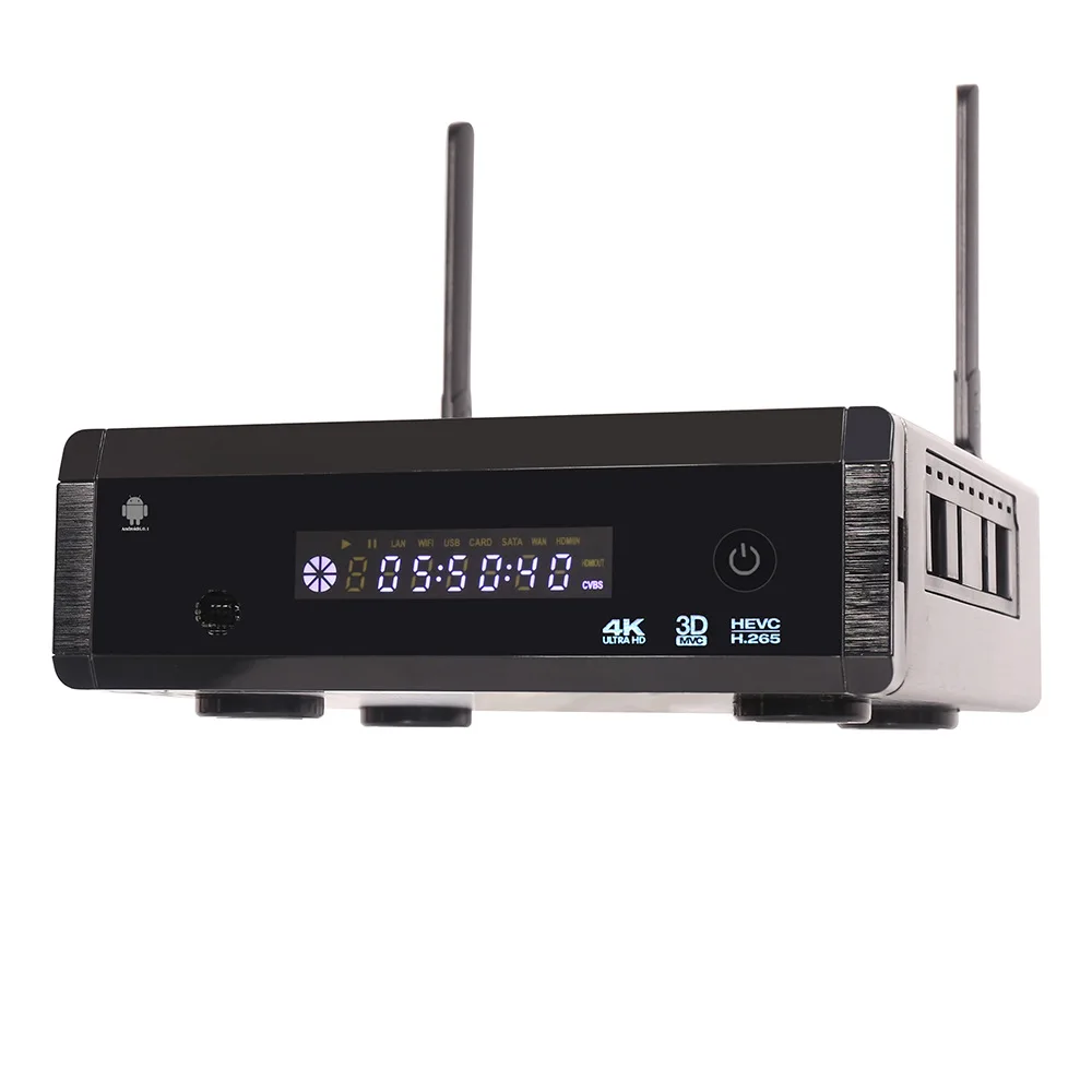 A800 Android 6,0 Smart tv BOX 2 Гб DDR4 16 Гб Realtek RTD1295 Android телеприставка 2,4G 5G двойная поддержка wifi youtube VS Zidoo X9S