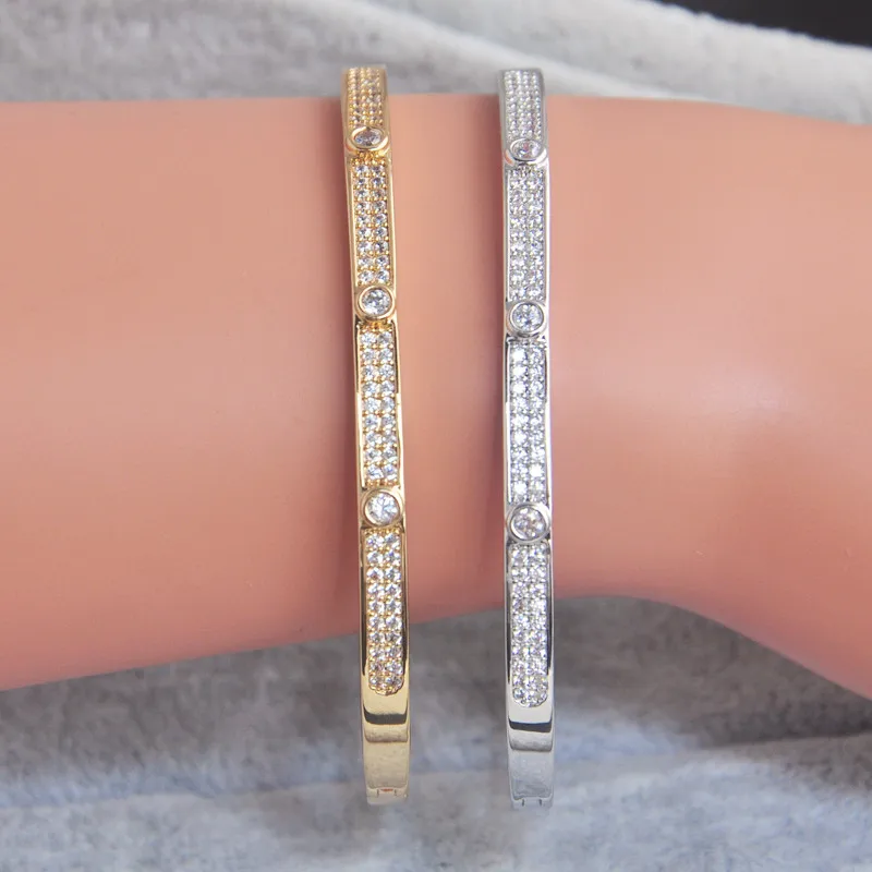 Gold Color Charm Bangles Bracelets Women Gift Pulseras Mujer Fashion Jewelry Bangle bracelet