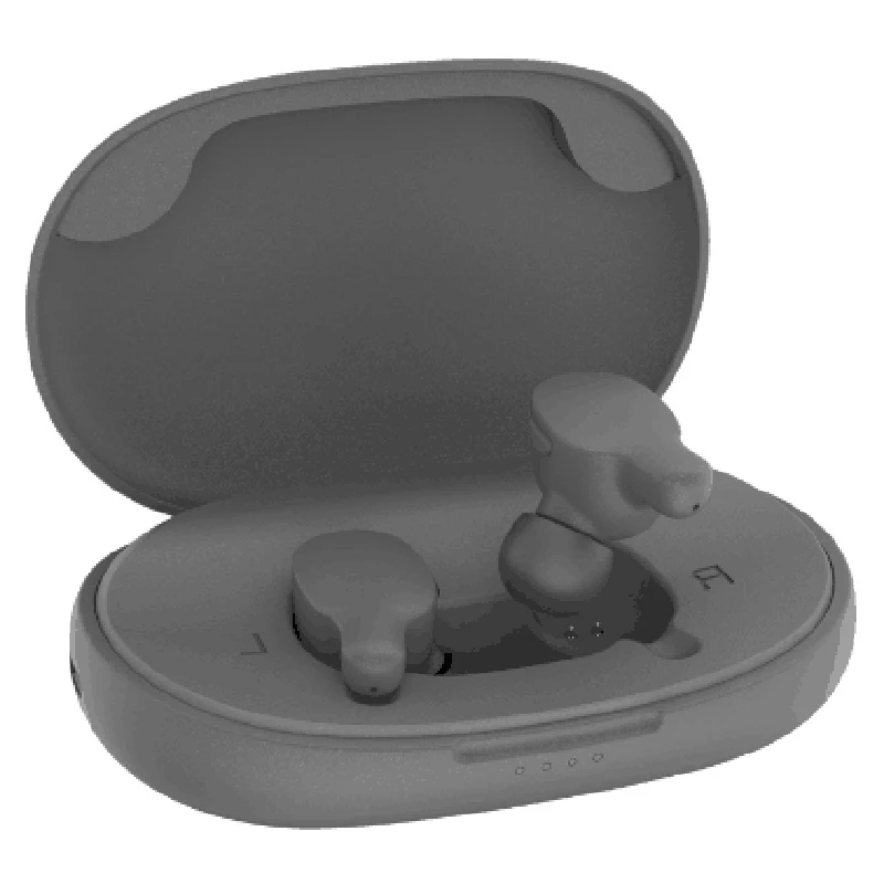 Gray REMAX HIFI TWS-3 DSP Беспроводная Стерео шумоподавление bluetooth-гарнитура Водонепроницаемая в ухо Музыкальная гарнитура с 2000 мАч power Bank - Цвет: Gray