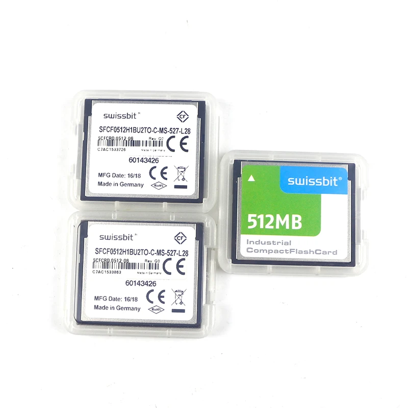 디지털 산업 제어 공작 기계 메모리 카드 CF 카드 SF 카드 SFCF2048H1BU2TO SFCF0512H1BU2TO-C-MS-527-L28