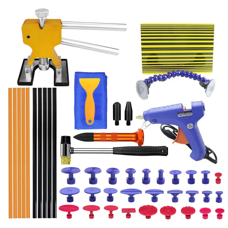 

PDR Tools Kit Car Dent Repair Paintless Dent Repair tools Reflector Board Dent Puller for remove dents pdr glue for auto body