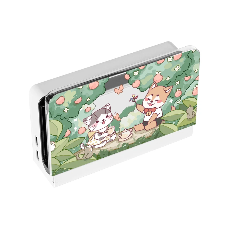 For Nintendo Switch OLED Cute Cartoon Anime Case Joy Con Controller Shell Kawaii Pink Soft Silicone Protective Cover Accessories