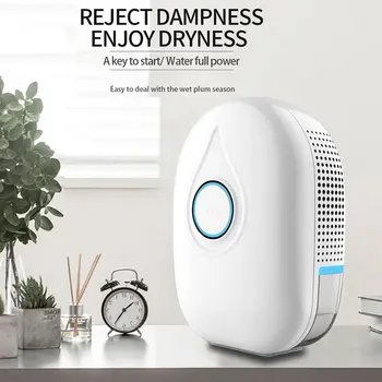 

Mini Dehumidifier Moisture Absorber Air Dryer Electric Cooling Dryer Air Purifier for Home Bedroom Kitchen Office