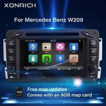 

Xonrich Car DVD Multimedia Player 2Din For Mercedes Benz W168 Vito W639 Vaneo W639 W209 M/MLW463 Radio GPS Navigation 125mm