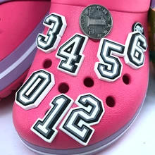 JIBZ детский подарок цифра noctilucence обуви цветок игрушки мультфильм ПВХ пляжная обувь аксессуары для детей