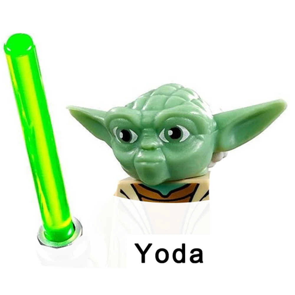 Конструктор Disney Shaak Ti Boba Fett Yoda Ahsoka Obi-Wan Kenobi Kylo Ren Count Dooku мандалорианы фигурки героев