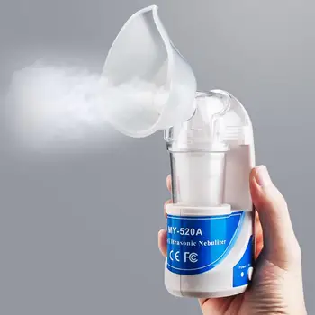 

Portable Ultrasonic Nebulizer Mini Handheld Inhaler Respirator Humidifier Kit Face Care Children Home Inhaler Machine Atomizer