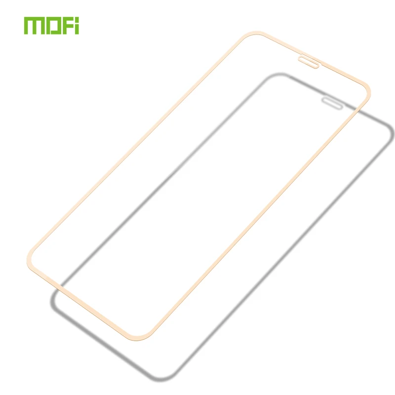 Rose Gold MOFI для iPhone 11/11Pro Max закаленное стекло 2.5D изогнутый экран протектор полное покрытие для APPLE iPhone11 Pro ЖК-защита - Цвет: Rose Gold