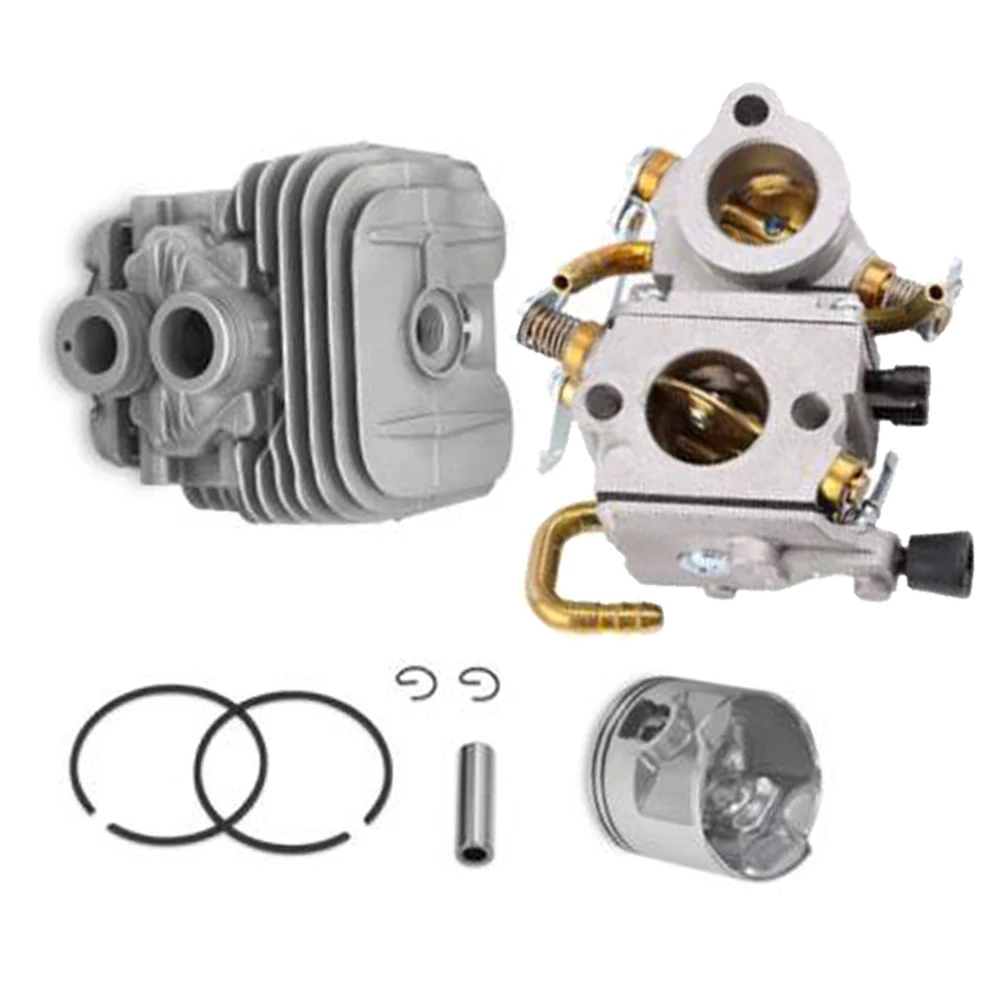 

Cylinder Head For Stihl TS410 TS420 Piston Kit With Rings Pin Garden Chainsaw
