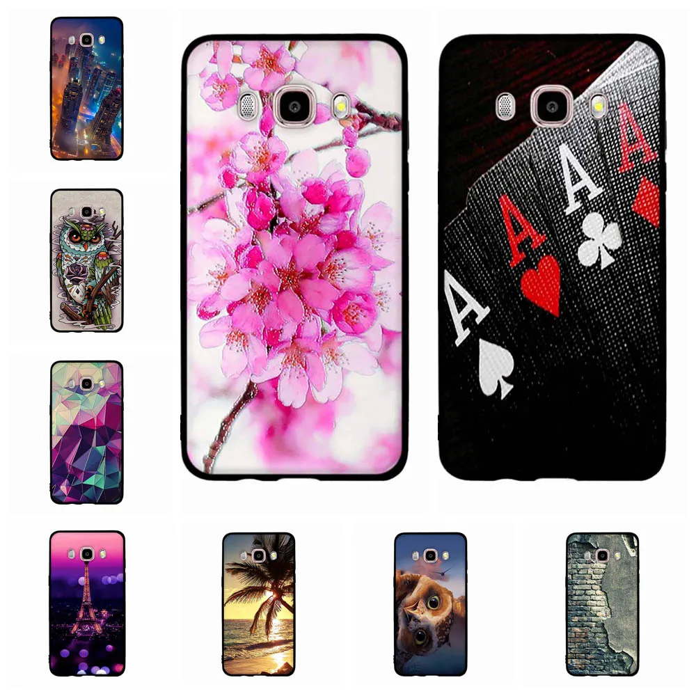 

For Samsung Galaxy J5 2016 Cover TPU For Samsung Galaxy J5 2016 J510FN J510F J510G Case Romantic Pattern For Samsung J5 2016 Bag