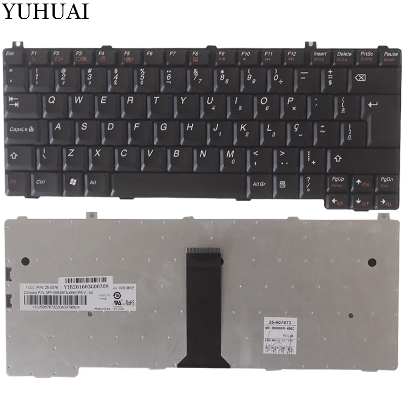 Бразилия клавиатура для Lenovo 5-007959 25007500 25-007500 39T7354 39T7355 39T7448 42T3006 42T3419 11S42T3387 25-007814 BR Клавиатура
