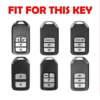 New Soft TPU Della Copertura Completa di Caso Chiave A Distanza Per Honda Civic City Vezel Accord HR-V CRV Polit Jazz Jade Crider odyssey Protezione con Chiave - New Soft TPU Della Copertura Completa di Caso Chiave A Distanza Per Honda Civic City
