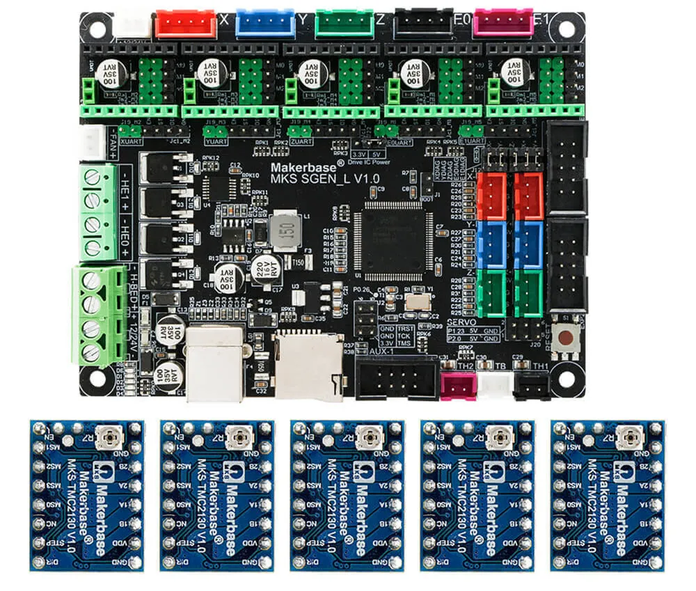 3D плата принтера SGen_L 32-битный контроллер совместим с Marlin2.0 и смузи прошивки. Поддержка несколько типов дисков