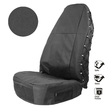 

Oxford Fabric Detachable Accessories With Pocket Waterproof Single Dustproof Universal Protection Interior Car Front Seat Cover