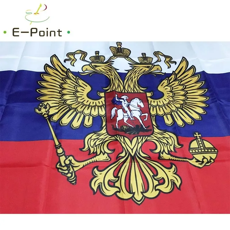 Герб России флаг 90*135 см размер рождественские украшения для домашнего флага баннер подарки