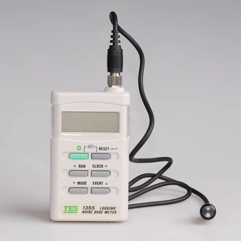 

TES-1355 Noise Dose Meter Occupation Health Application ,Security Lock.Measure % Noise Dose / Exposure Time / Sound Level .