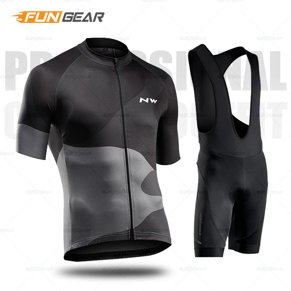 

Cycling Northwave Clothing Men Bike Jersey Set Pro Team Men Short Sleeve Uniform Kit MTB Breathable Bicycle Wear Bib Shorts Suit