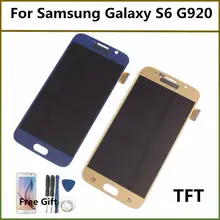 5,1 ''TFT без битых пикселей ЖК-дисплей для G920F ЖК-дисплей сенсорный экран дигитайзер в сборе для Samsung Galaxy S6 G920A G920P ЖК-экран