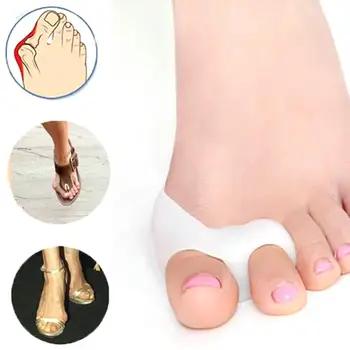

Hot Silicone Gel Bunion Splint Big Toe Separator Overlapping Spreader Protection Corrector Hallux Valgus Foot Massager