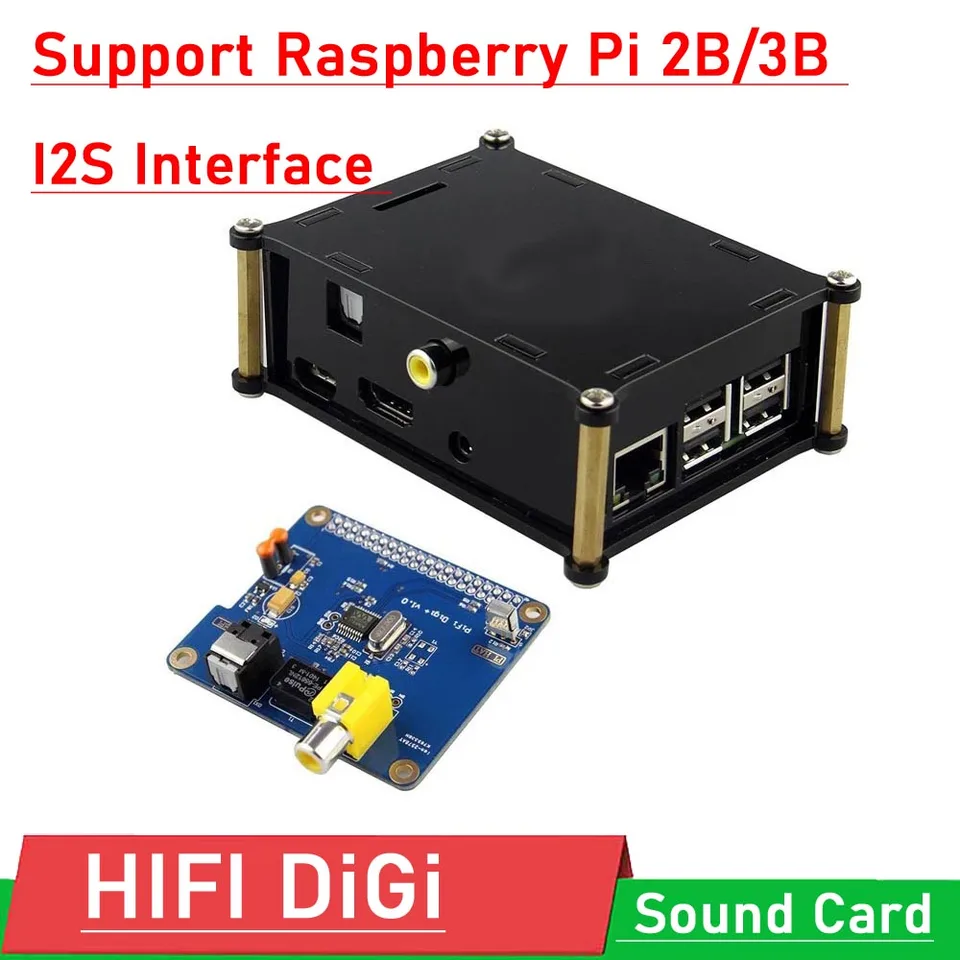 Scheda Audio HIFI Digi Pro Per Raspberry Pi - Con Uscita SPDIF, Doppi Oscillatori, 44.1/48kHz - Foto 8