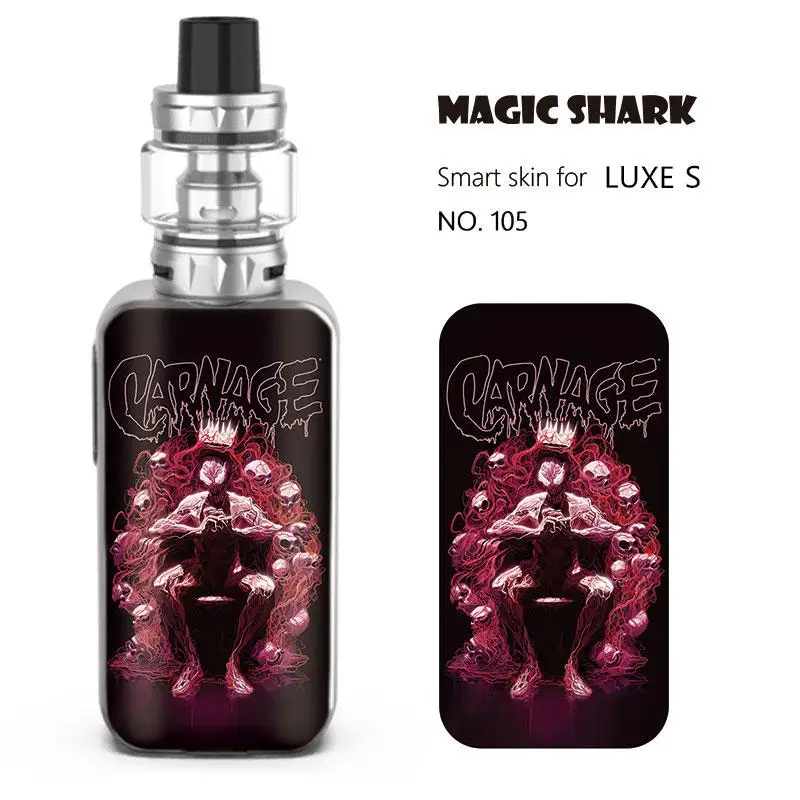 Волшебная Акула Горячая зомби Пикачу Джокер уникальный ПВХ стерео чехол для люкс крышка пленка наклейка для Vaporesso роскошный S - Цвет: 105